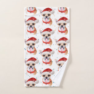 Motif de Noël de chien Chihuahua mignon