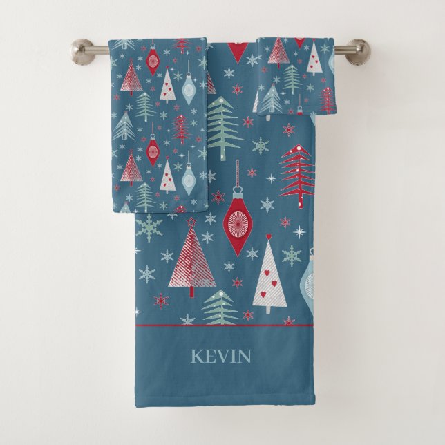 Motif de Noël d'hiver. (En situation)