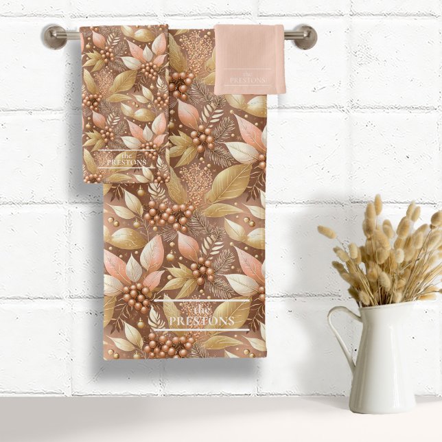 Motif de Noël en or rose #8 ID1009 (Créateur téléchargé)