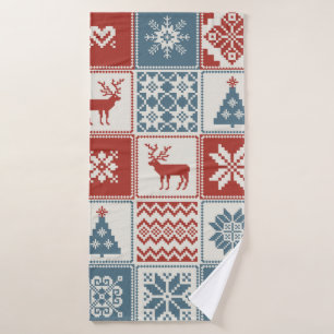 Motif de Noël en patchwork. Traditionel