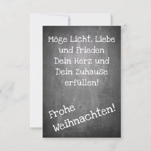 Motif de Noël en style tableau noir - XMAS (Devant)