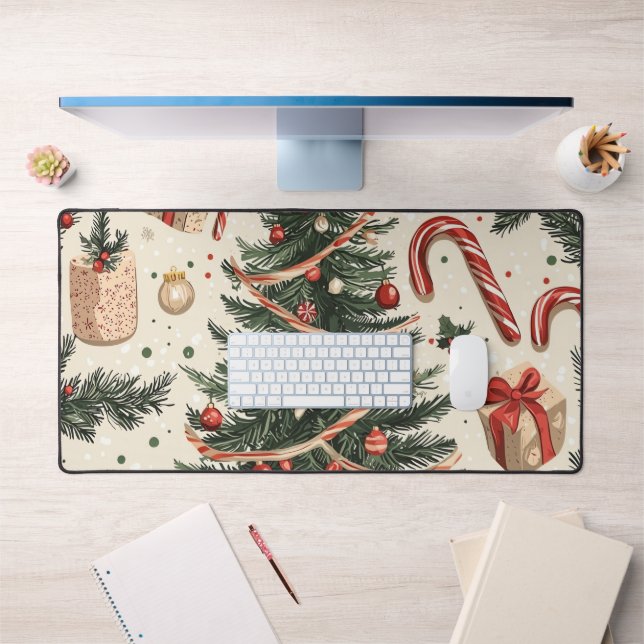 Motif de Noël floral Poinsettia (4) (Bureau 1)