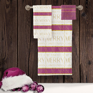 Motif de Noël Magenta Gold#35 ID1009