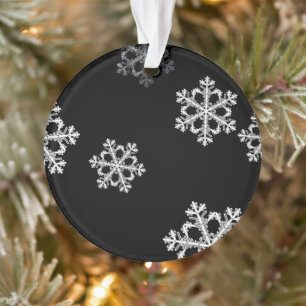Motif de Noël minimaliste monochrome