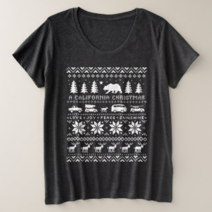 Motif de Noël moche de Californie
