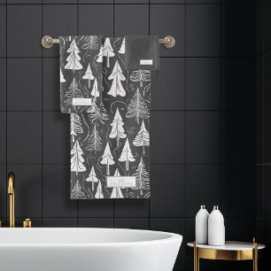 Motif de Noël noir blanc #6 ID1009