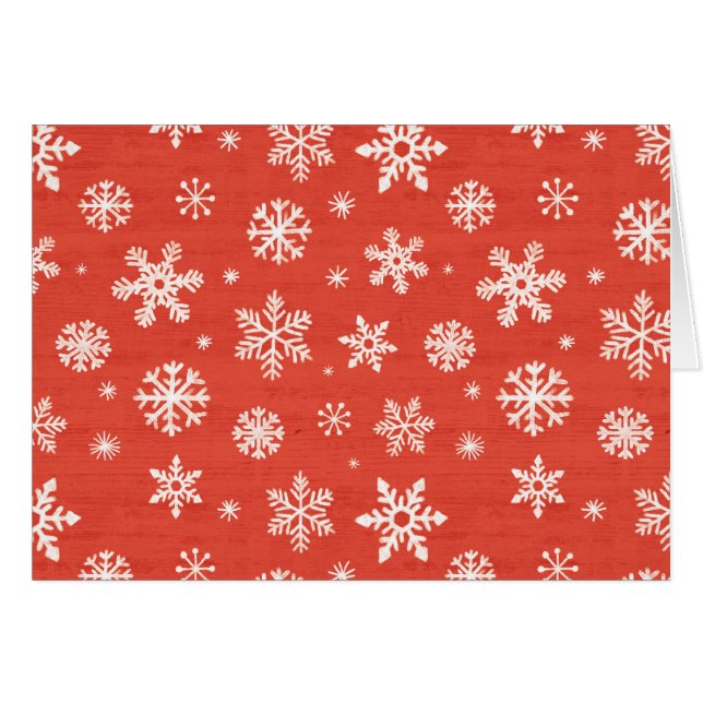 Motif de Noël Snowflake (Devant horizontal)