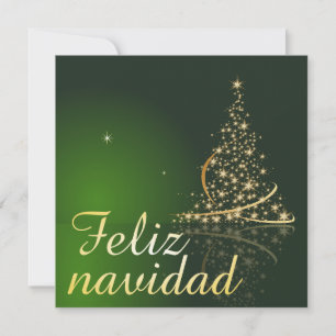 Motif de Noël vert avec arbre de Noël.