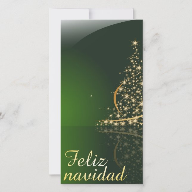 Motif de Noël vert avec arbre de Noël. V2.0 (Devant)