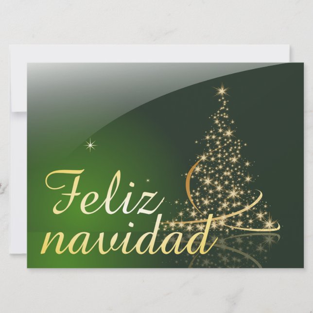 Motif de Noël vert avec arbre de Noël. V2.0 (Devant)