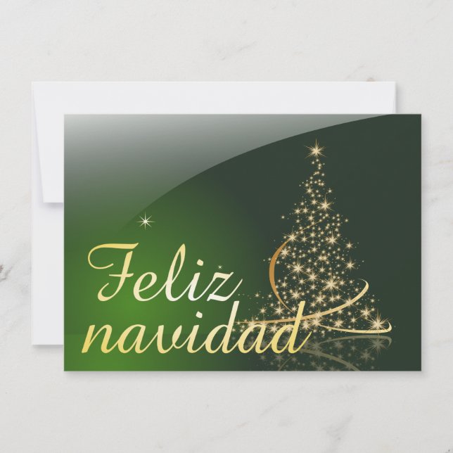 Motif de Noël vert avec arbre de Noël. V2.0 (Devant)