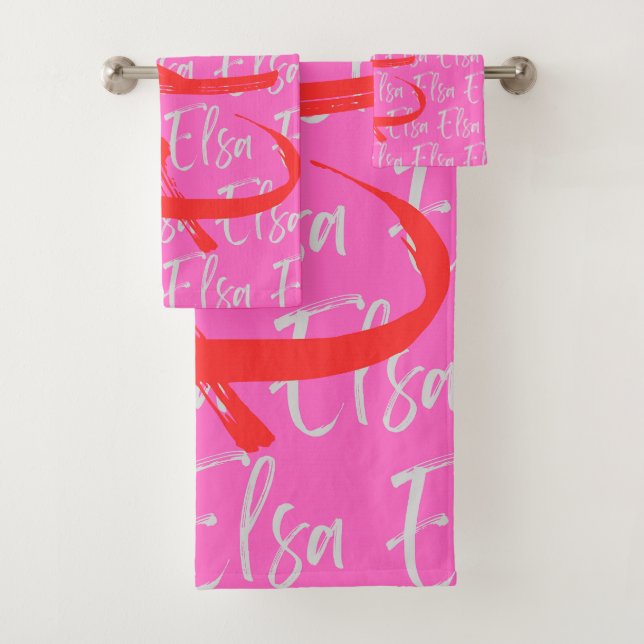 Motif de nom Elsa Repeating (En situation)