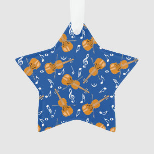 Motif de notes de musique violon