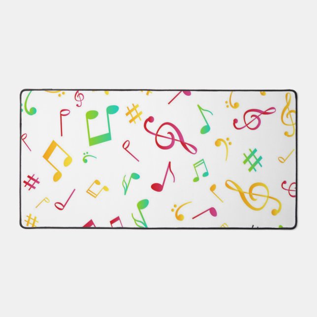 Motif de notes musicales (Recto)