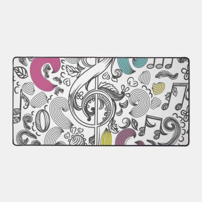 Motif de notes musicales (Recto)