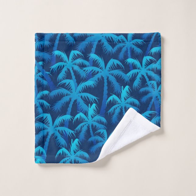 Motif de palmier (Gant de toilette)