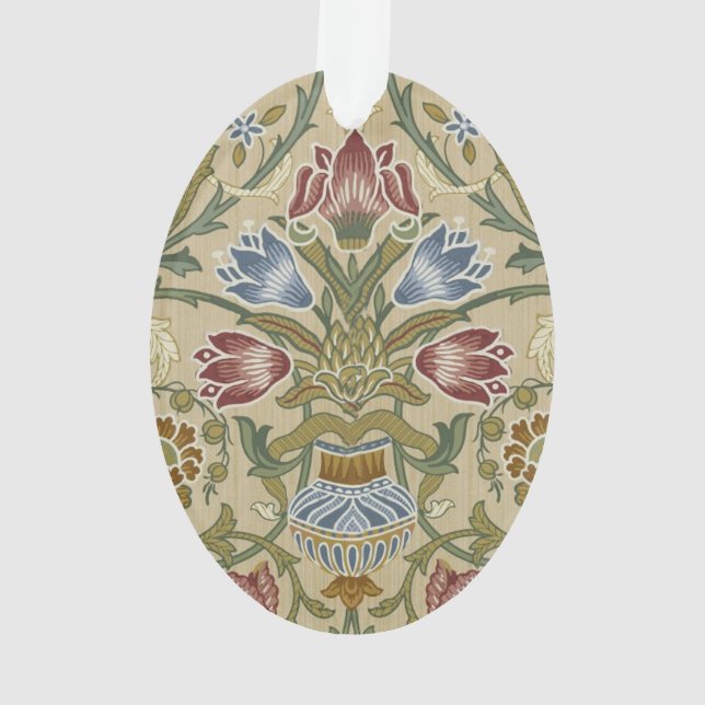 Motif de papier peint floral brocart de William Mo (dos)