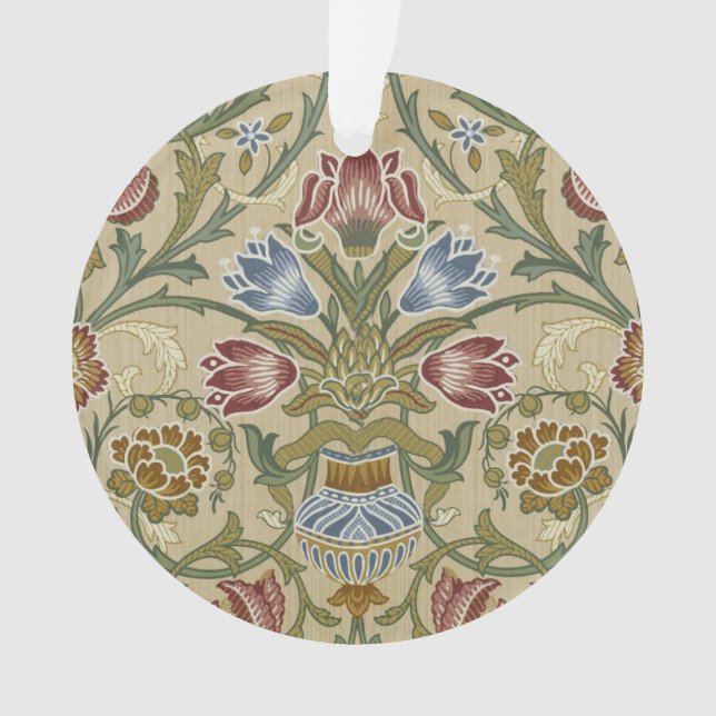 Motif de papier peint floral brocart de William Mo (devant)