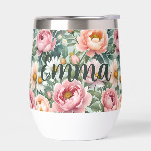 Motif de papier peint floral personnalisé