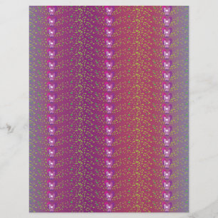 Motif de papier peint floral violet coucher de sol