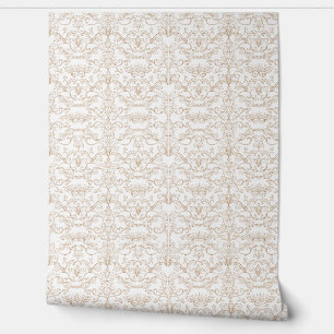 Motif de papier peint sans couture en damas or lux