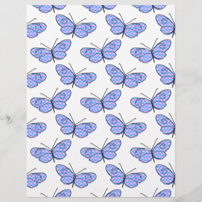 Motif de papillon cosmique (Devant)
