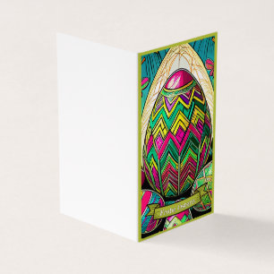 Motif de Pâques en cartoon coloré avec oeufs de Pâ