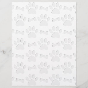 Motif De Pâtes Et De Bones De Chien Coupé En Papie