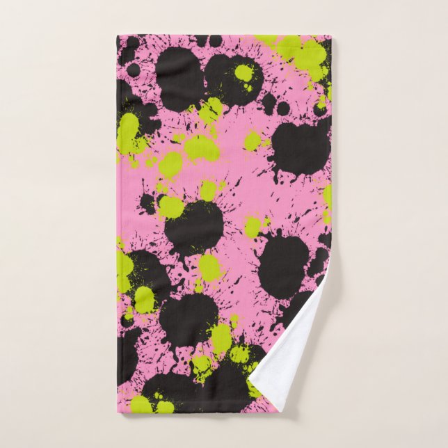 Motif de peinture Abstrait (Serviette à main)