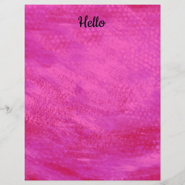 Motif de peinture rose cerise (Devant)