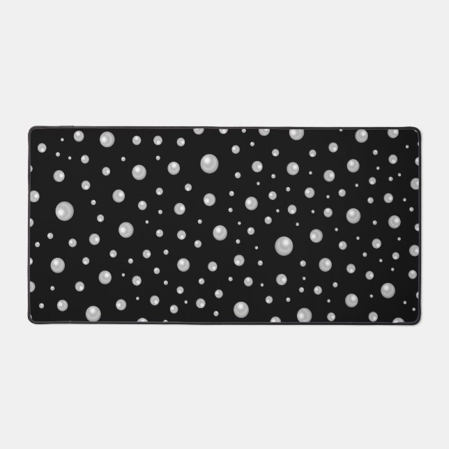 Motif de perle sur fond noir (Recto)
