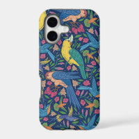 Motif de perroquets de style Art nouveau