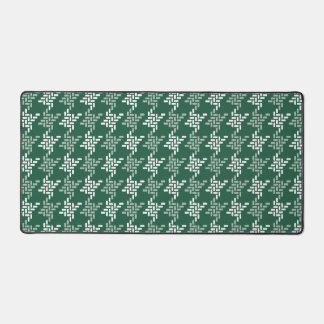 Motif De Pied De Fond Vert Et Blanc