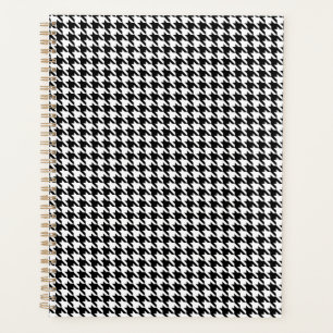 Motif de pied de géométrique noir et blanc