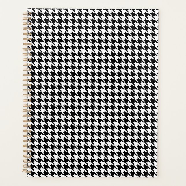 Motif de pied de  géométrique noir et blanc (Devant)