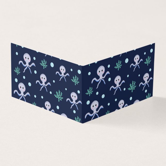 Motif de Pieuvre Mignonne (Outside)