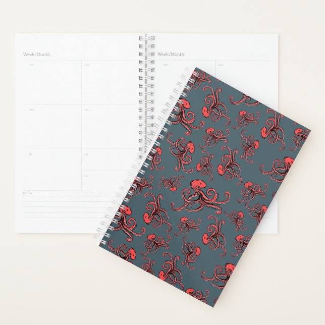 Motif de pieuvre sournois (Devant avec enveloppe)