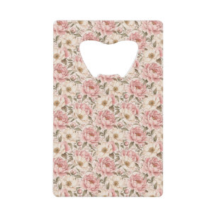 Motif de pivoines fleuries vintage