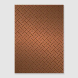 Motif de plaque de cuivre diamanté