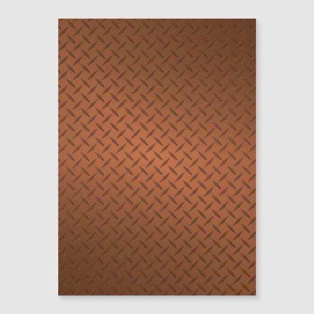 Motif de plaque de cuivre diamanté (Devant)