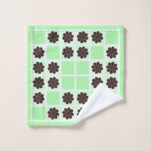 Motif De Plat À Crème Verte À La Menthe Et À Chip