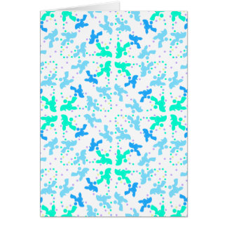 Motif de point bleu caniche