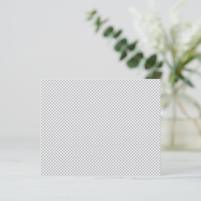 Motif de point de Polka gris minimal (Debout devant)