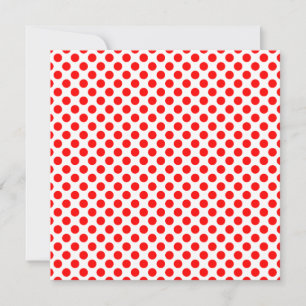 Motif de points Polka Rouge