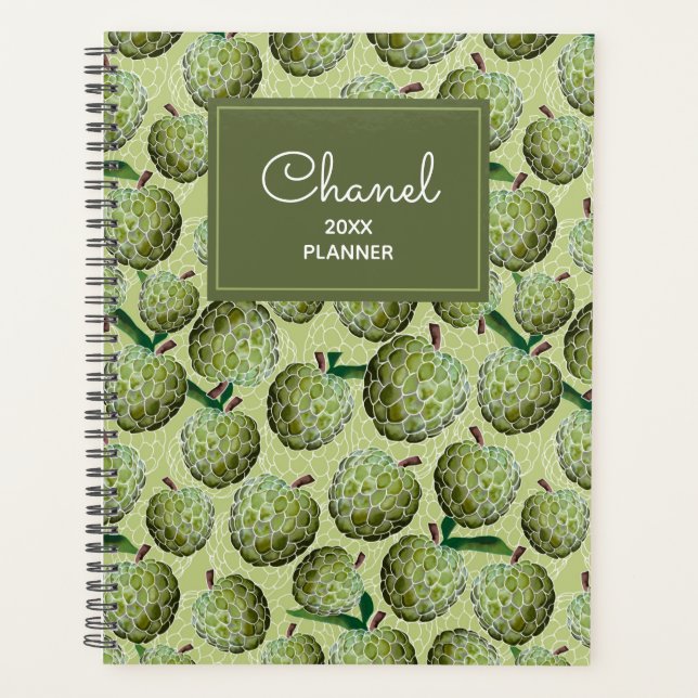 Motif de pommes à sucre écocouleur verte (Devant)