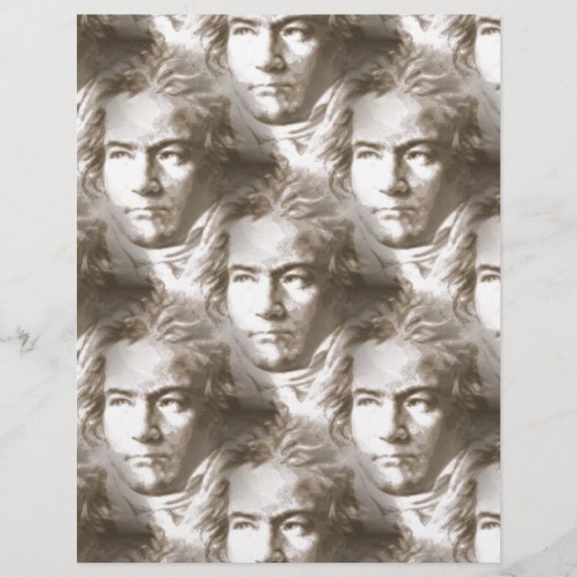 Motif de portrait Beethoven (Devant)