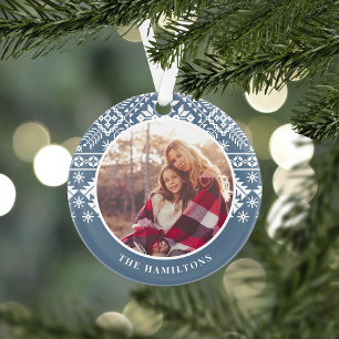 Motif de pull bleu ardoise   Photo