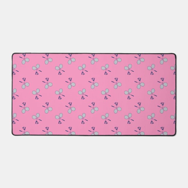 Motif de raquette de Badminton rose (Recto)