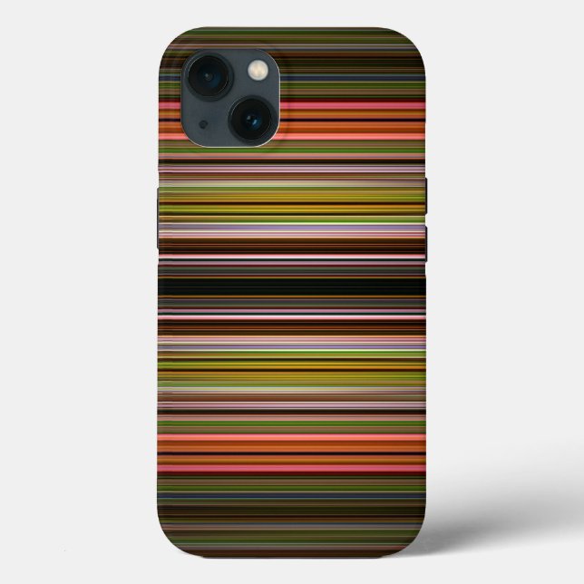 Motif de rayures abstraites Coque de téléphone Cas (Verso)