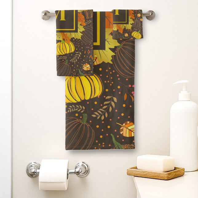 Motif de récolte de citrouilles d'automne (Créateur téléchargé)